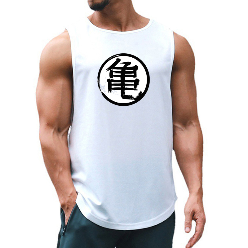Tank Top Muscle - Mens Bodybuilding Breathable Stretch Singlets Gym