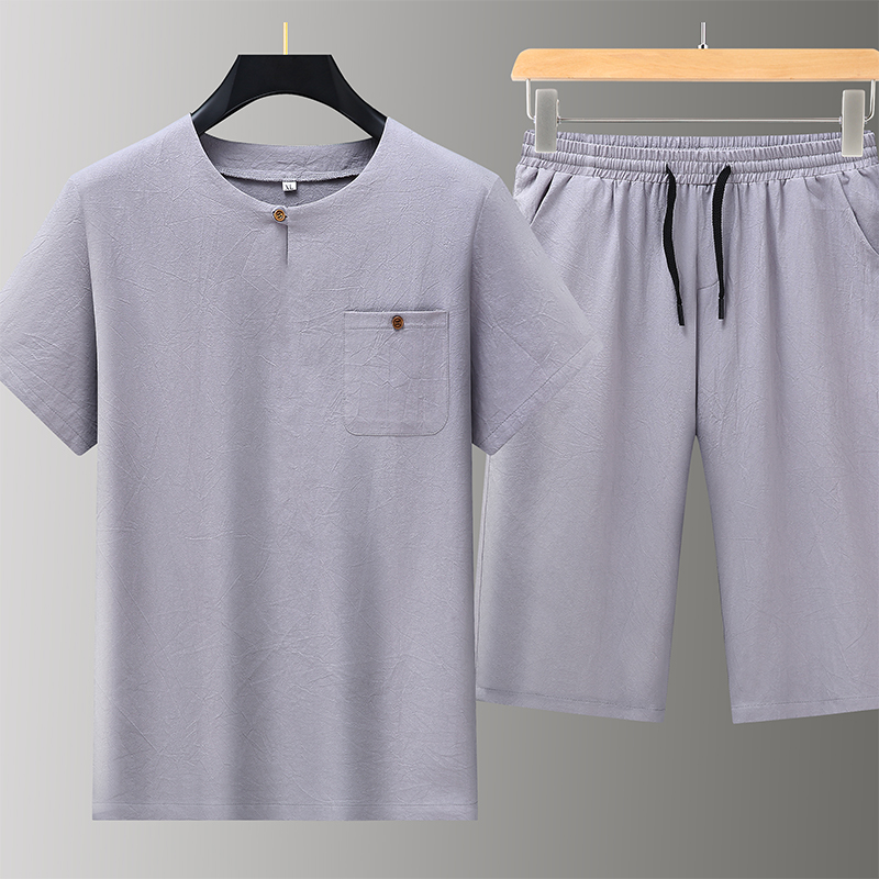High-quality fashionable men's - Short Linen Drawstring のレビューと価格