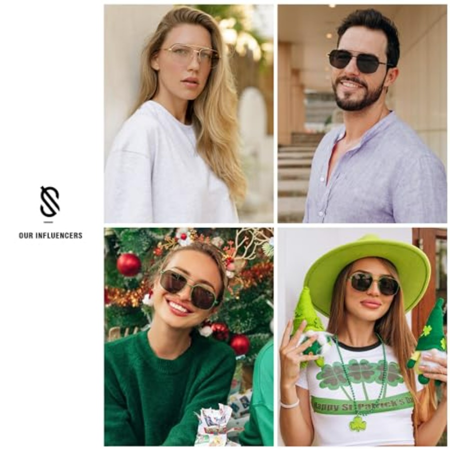 SOJOS Trendy Aviator Sunglasse - Sunglasses Aviator Polarized のレビューと価格