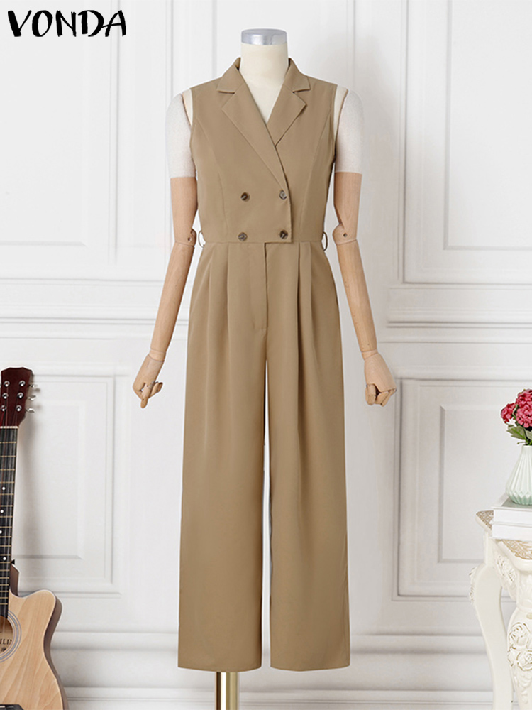 Plus Size 5XL VONDA Elegant Wo - Shirt Camp Collar のレビューと価格