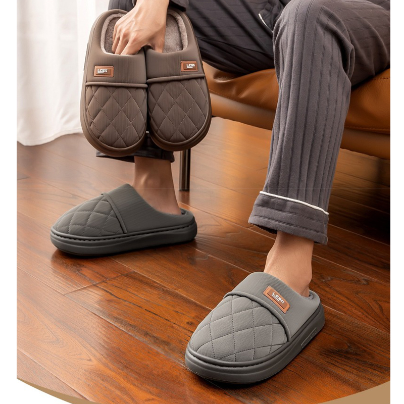 Winter Warm Slipper Women Men  - Flip Flop Leather Men のレビューと価格