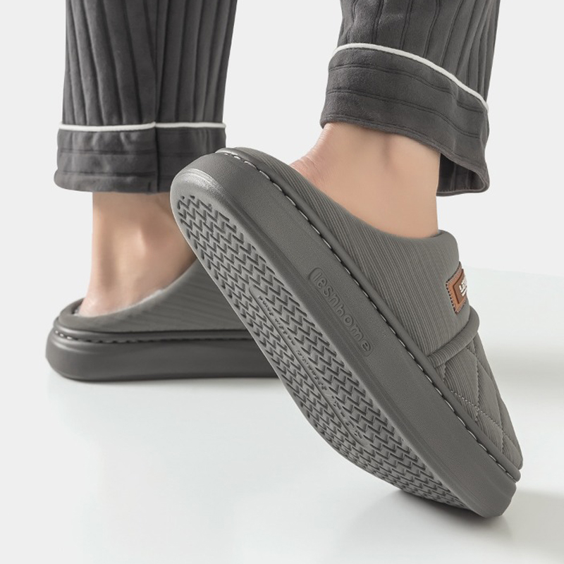 Winter Warm Slipper Women Men  - Flip Flop Leather Men のレビューと価格