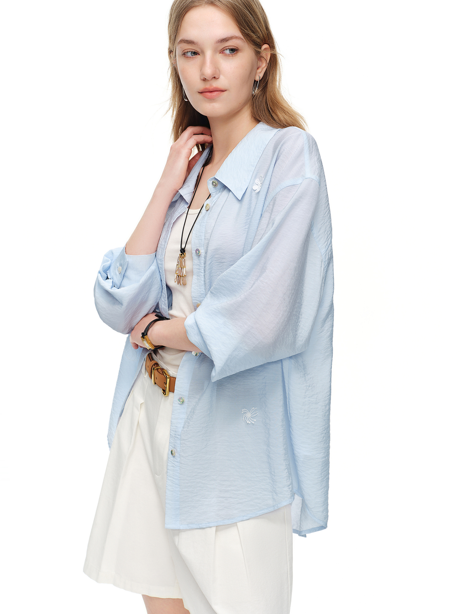 DUSHU 2026 Summer Women's Ligh - Resort Shirt Floral のレビューと価格