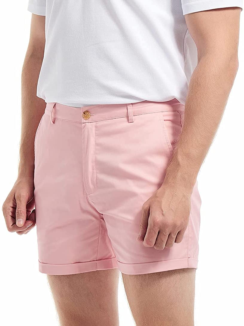 AIMPACT Men's Summer Slim-fit  - Shorts Chino Slim のレビューと価格