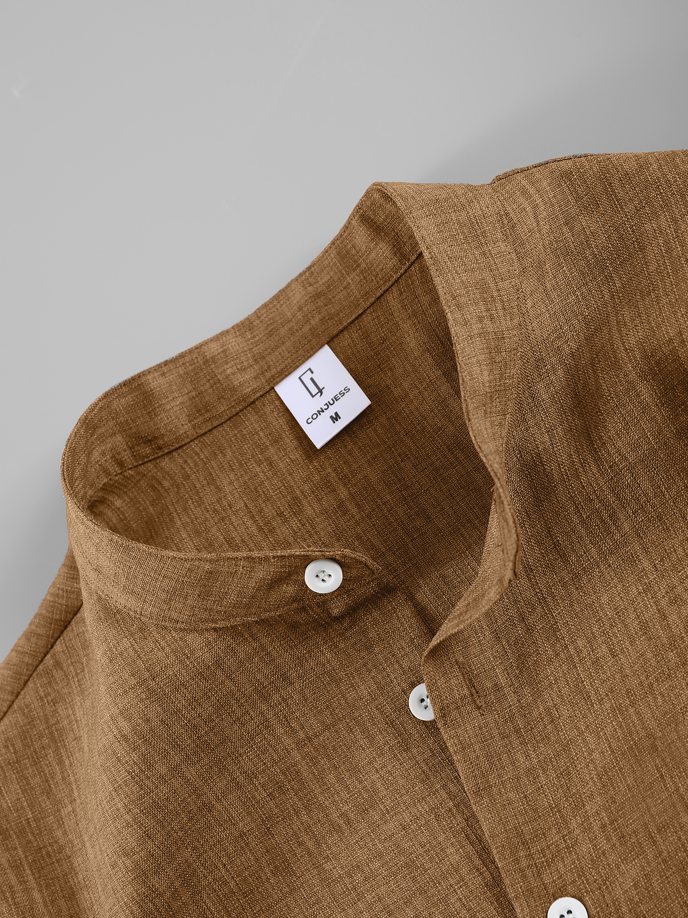 Summer Men's Cotton Linen Text - Linen Shirt Breathable のレビューと価格