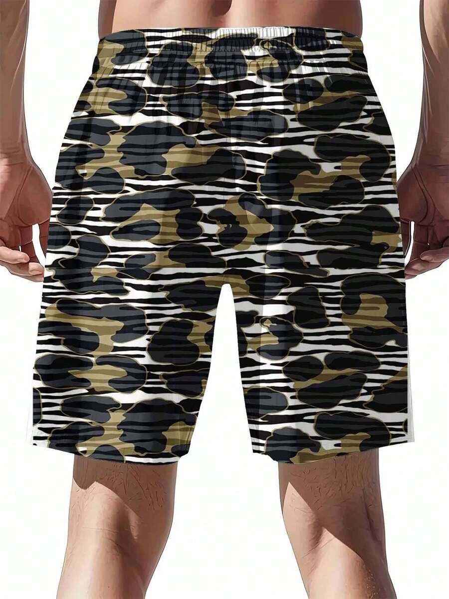 Mens Camouflage Print Swim Tru - Swim Trunk Quick Dry のレビューと価格