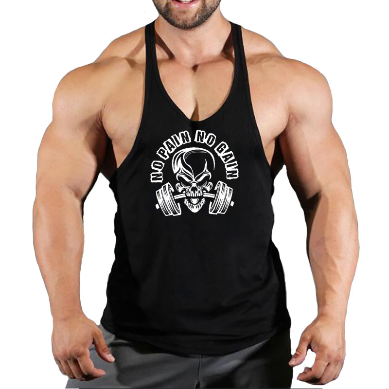 New Hot Sale Mens Printed Tank - Tank Top Muscle のレビューと価格