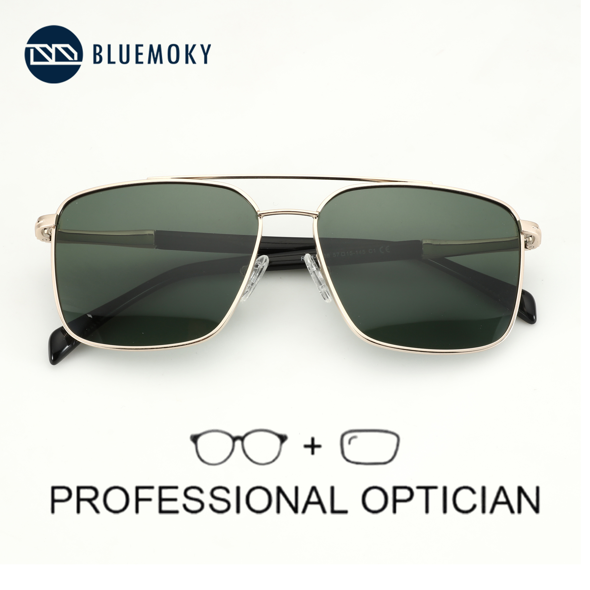 BLUEMOKY L Size Fashion Metal  - Sunglasses Aviator Polarized のレビューと価格