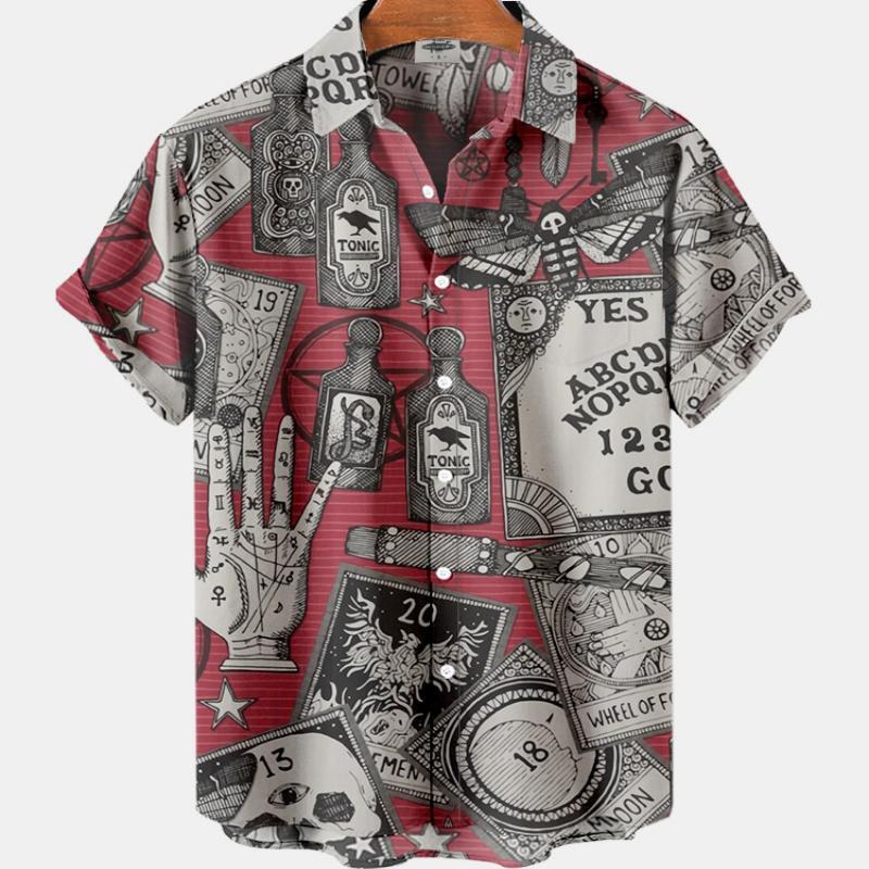 Summer Men's Fashion Casual So - Resort Shirt Floral のレビューと価格
