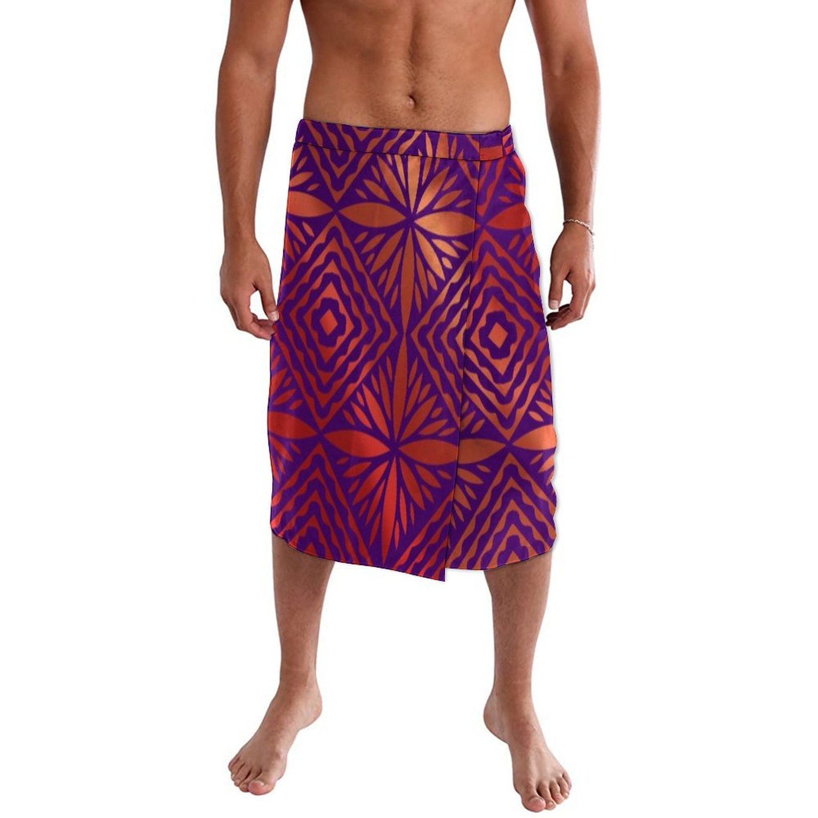 New Polynesian Samoa Fiji Beac - Sarong Men Wrap のレビューと価格