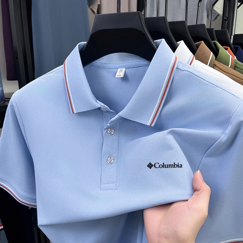 Summer men's new lapel short s - Polo Shirt Pique のレビューと価格