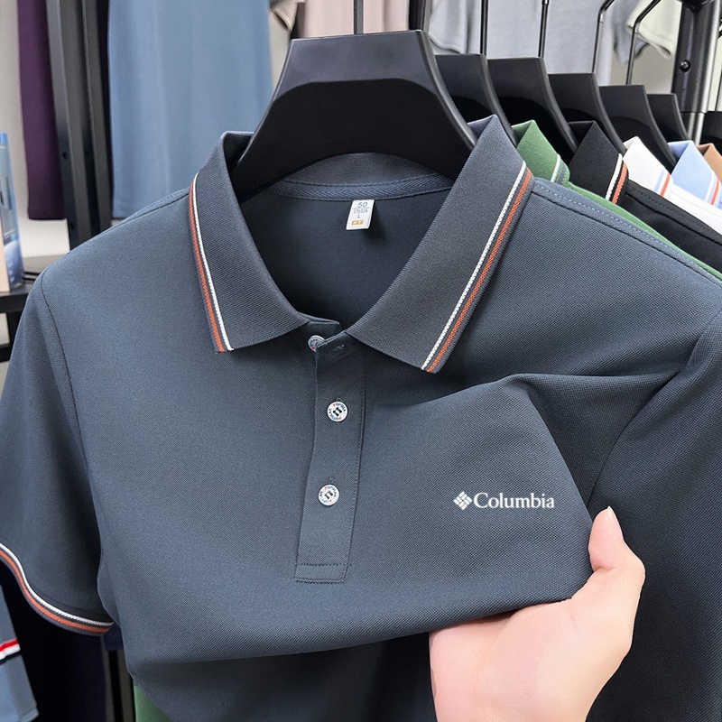 Summer men's new lapel short s - Polo Shirt Pique のレビューと価格