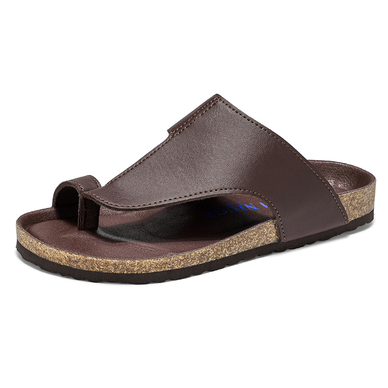 Summer Plus Big Size 48 49 Cor - Flip Flop Leather Men のレビューと価格