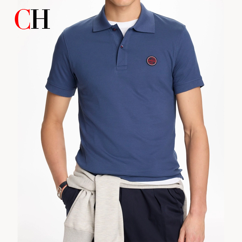 CH Red Accent Circular Rubber  - Polo Shirt Pique のレビューと価格