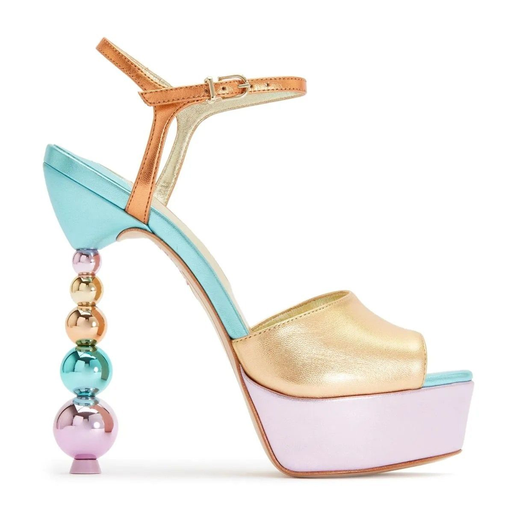 Sweet Pastel Leather Platform  - Casual Sandal Leather のレビューと価格