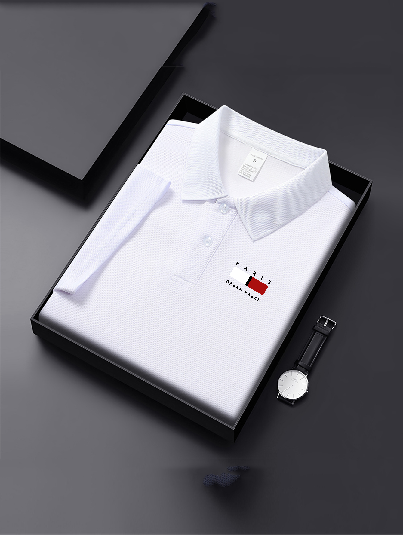 Men's Navy Blue Breathable Pol - Polo Shirt Pique のレビューと価格