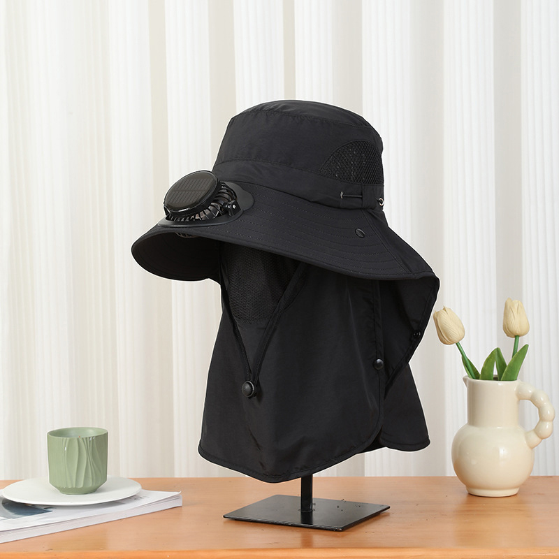 Men Solar Fan Hat Wide Brim UP - Bucket Hat Straw のレビューと価格