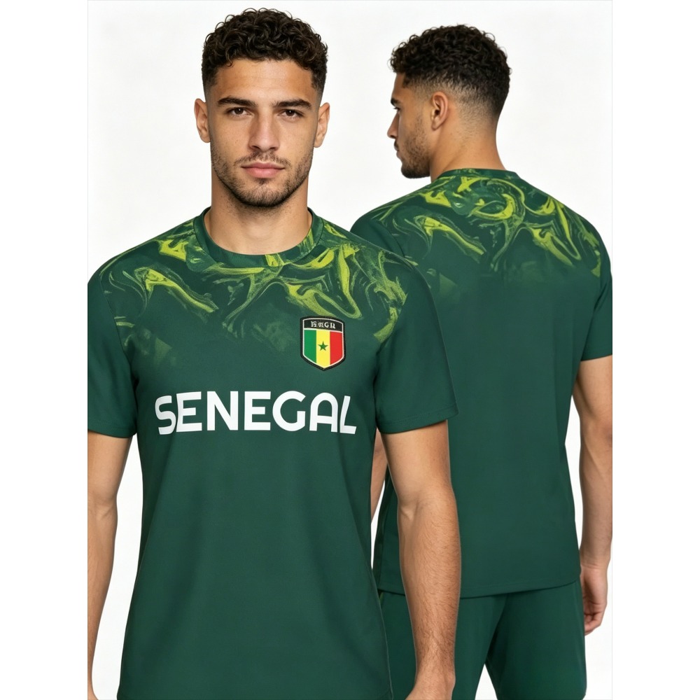 2026 New Summer Senegal Flag G - Tee Graphic Print のレビューと価格
