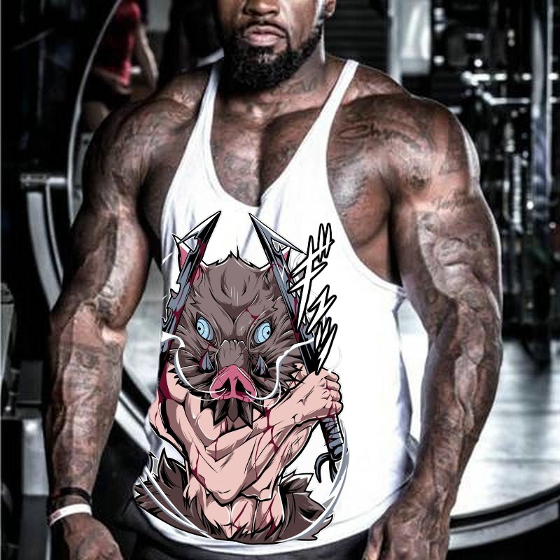 GYM Mens Tank Top Summer Brand - Tank Top Muscle のレビューと価格