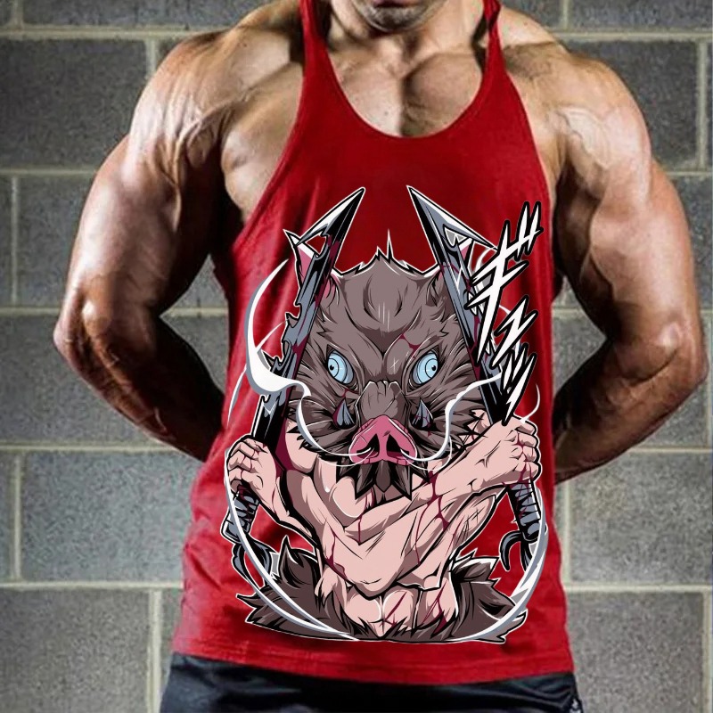 GYM Mens Tank Top Summer Brand - Tank Top Muscle のレビューと価格