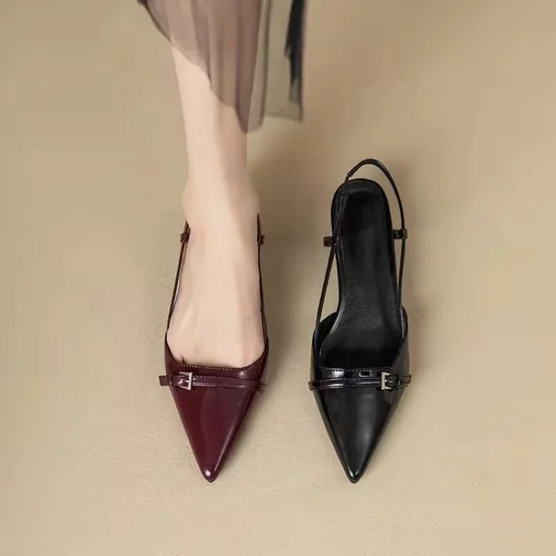 Women Sandals Fashion Pointed  - Casual Sandal Leather のレビューと価格
