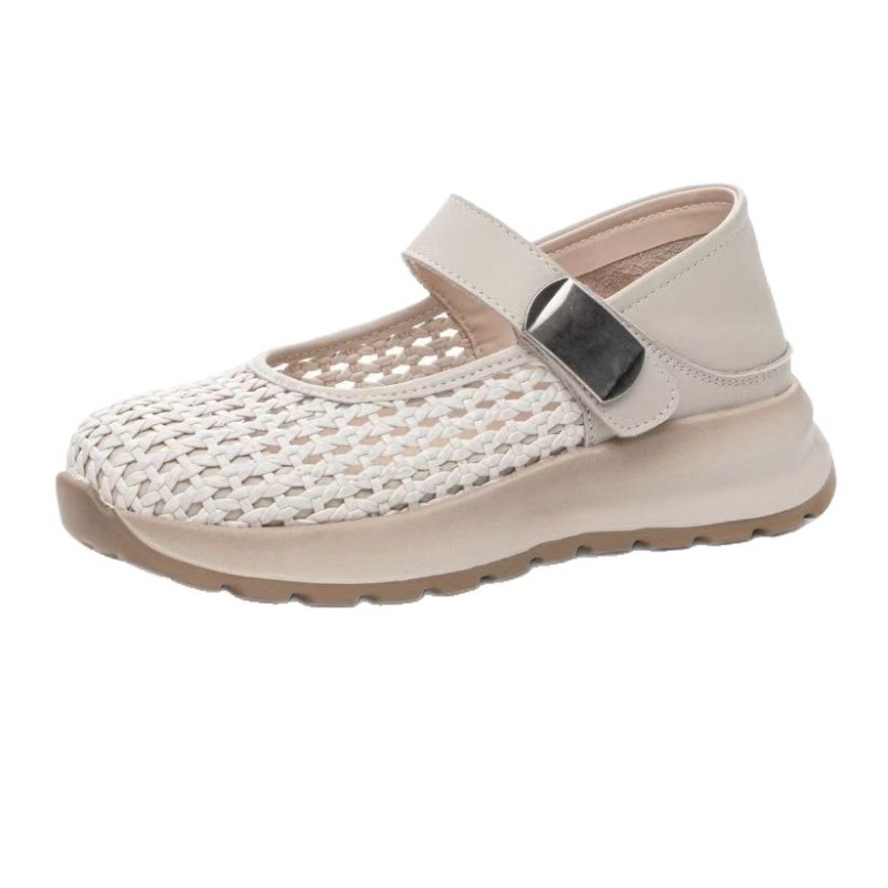 Women's Genuine Leather Braide - Espadrille Slip On のレビューと価格