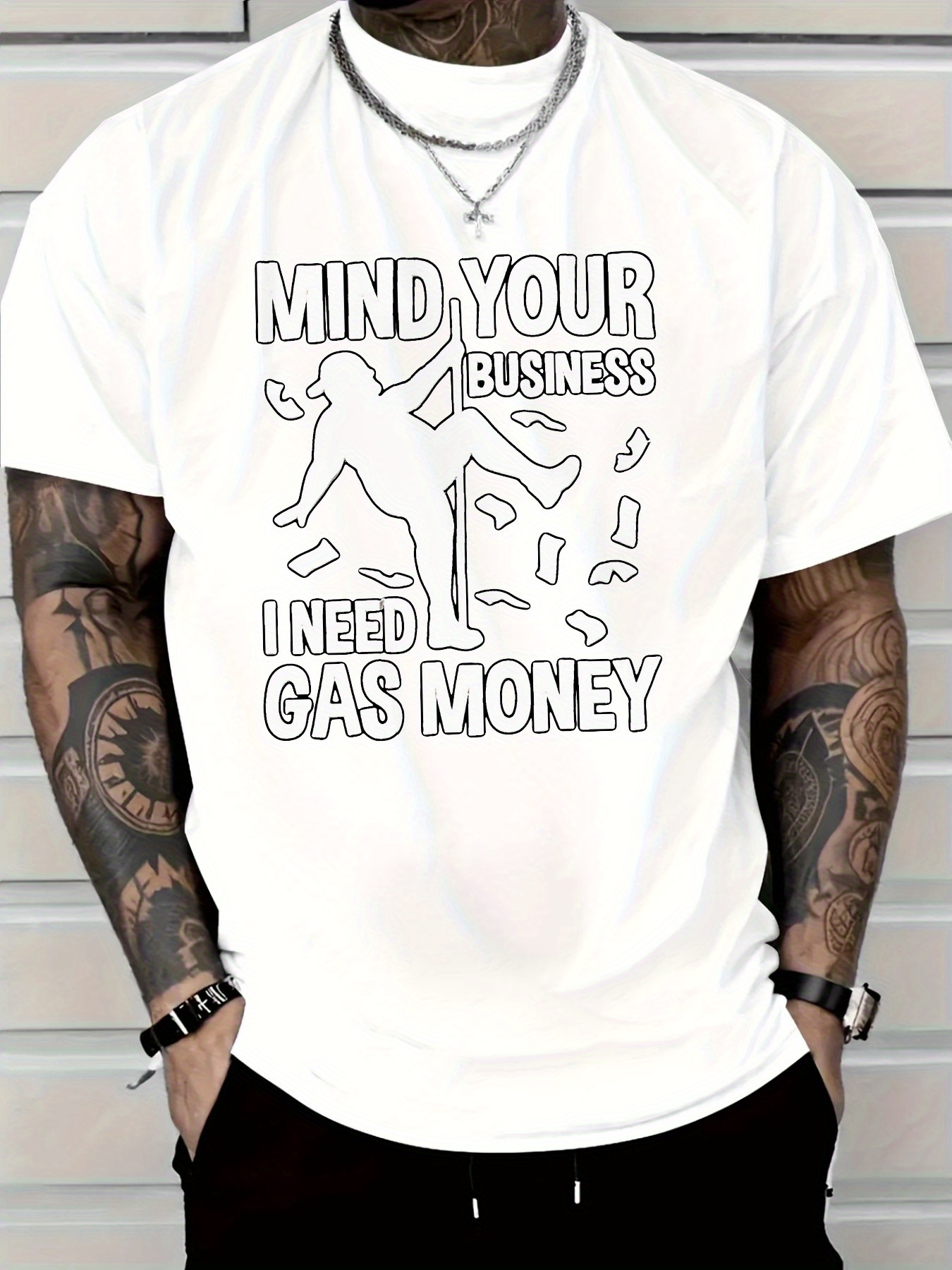 Pure Cotton Men'S T-Shirt with - Tee Graphic Print のレビューと価格