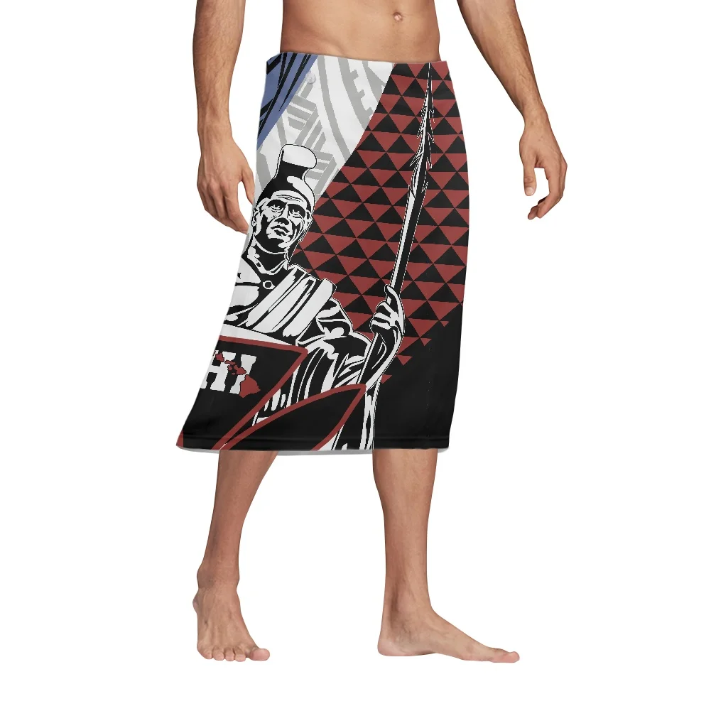 Polynesian Tribal Tattoo Print - Sarong Men Wrap のレビューと価格