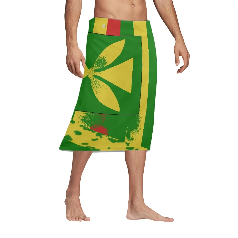Polynesian Tribal Tattoo Print - Sarong Men Wrap のレビューと価格