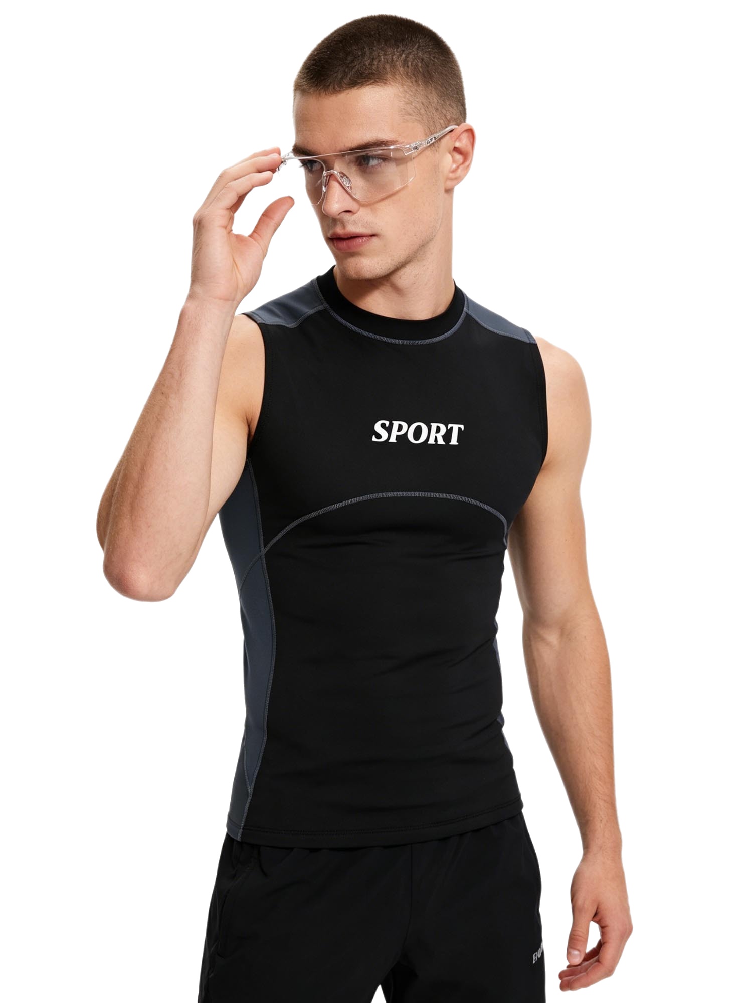 Mans Compression Tank Top Pull - Tank Top Muscle のレビューと価格