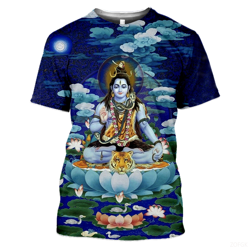Summer Fashion Indian Deities  - Tee Graphic Print のレビューと価格