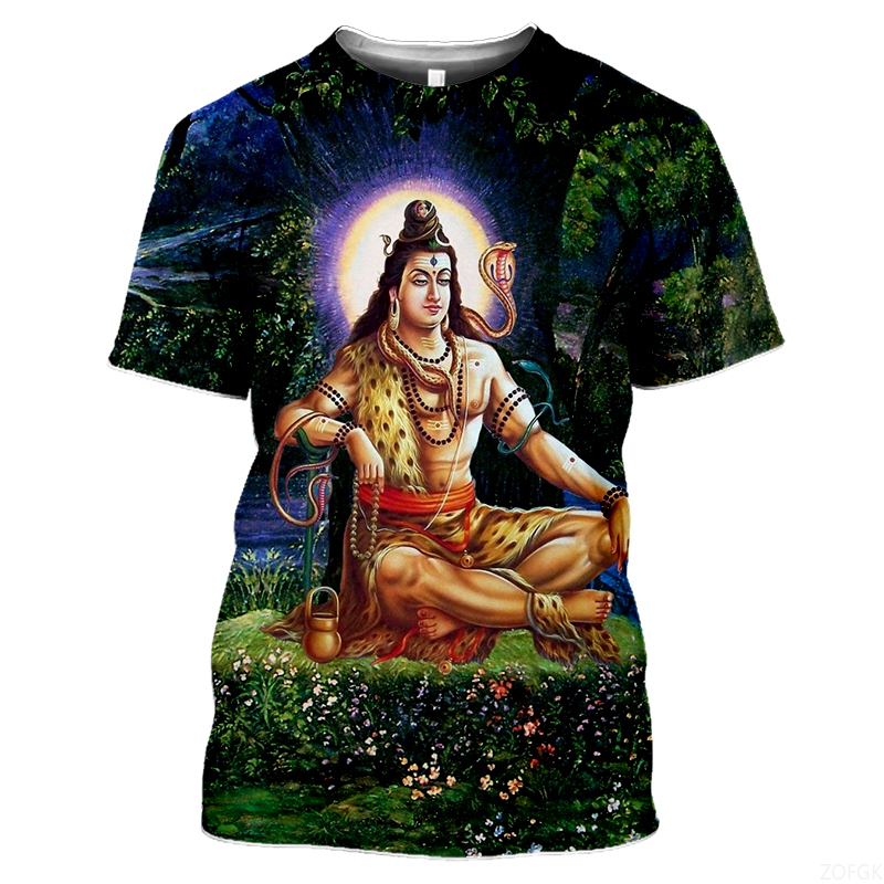 Summer Fashion Indian Deities  - Tee Graphic Print のレビューと価格