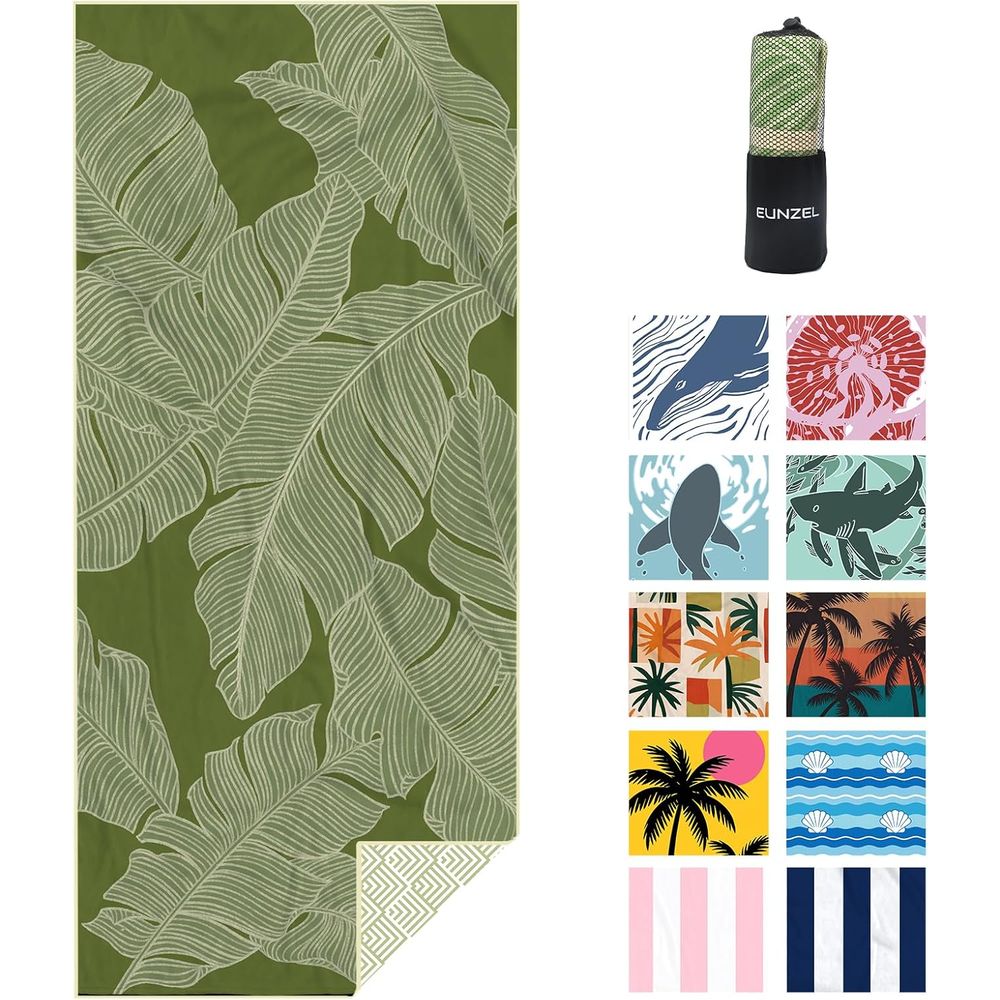 Large Quick-Dry Sand-Free Beac - Beach Towel Large のレビューと価格