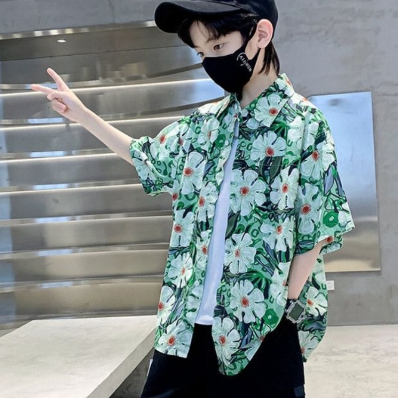 Boys' Floral Shirt Summer Set  - Resort Shirt Floral のレビューと価格