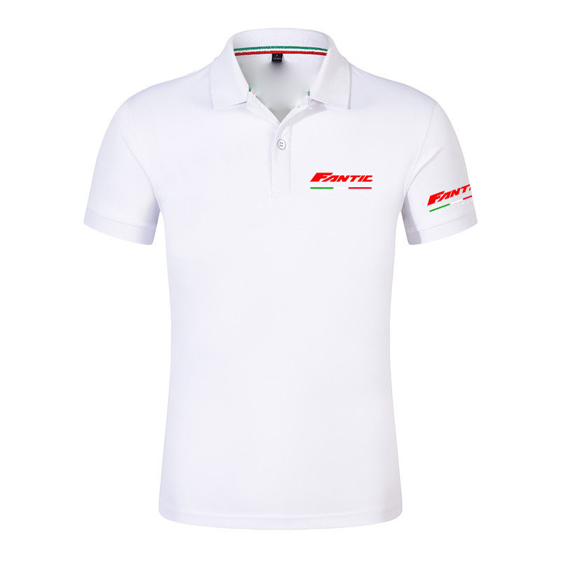 Men's Fantic Motor Logo Print  - Polo Shirt Pique のレビューと価格