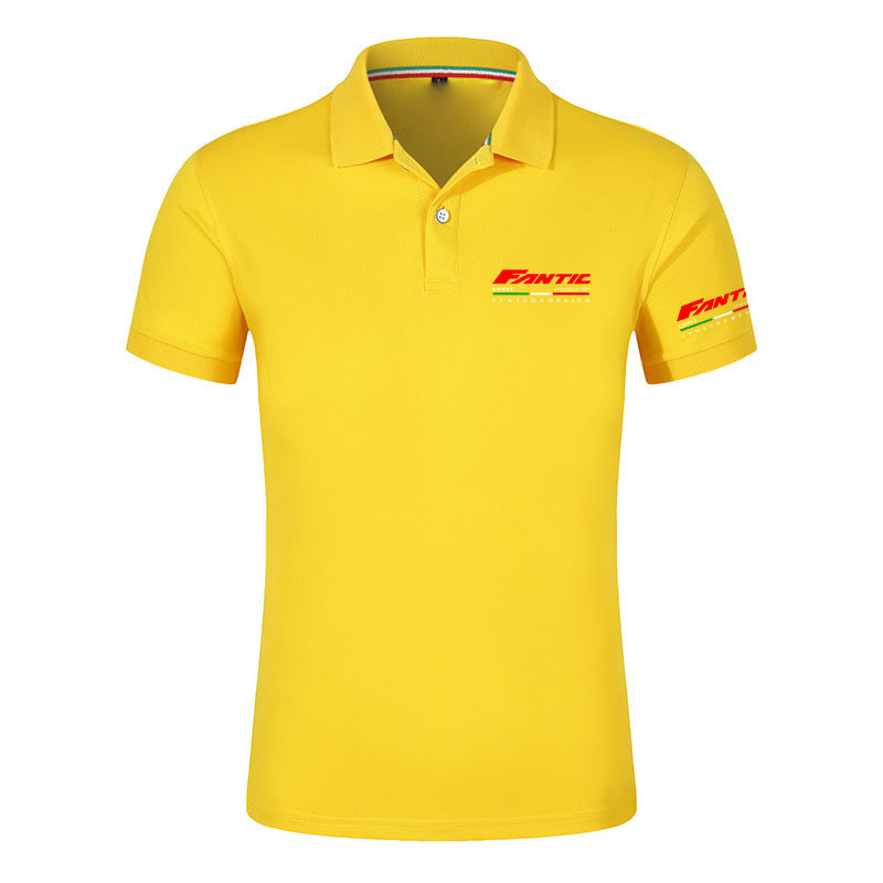 Men's Fantic Motor Logo Print  - Polo Shirt Pique のレビューと価格