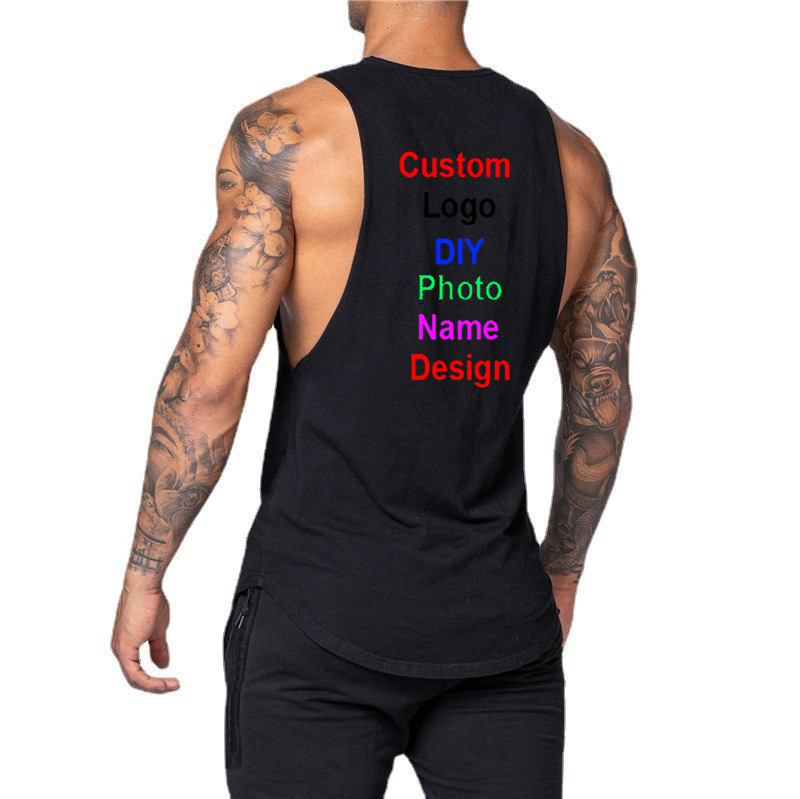 DIY Customized Logo Brand Gym  - Tank Top Muscle のレビューと価格