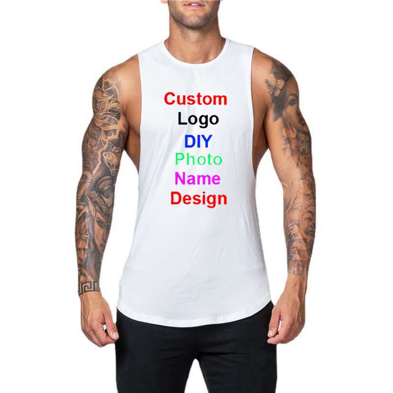 DIY Customized Logo Brand Gym  - Tank Top Muscle のレビューと価格