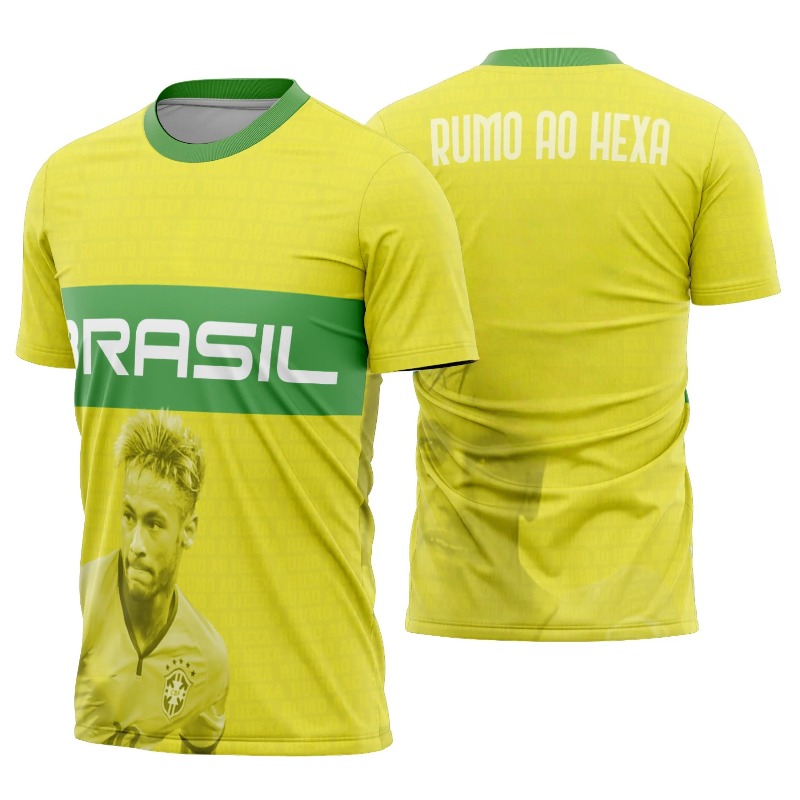 Summer Brazil Neymar No.10 Gra - Tee Graphic Print のレビューと価格