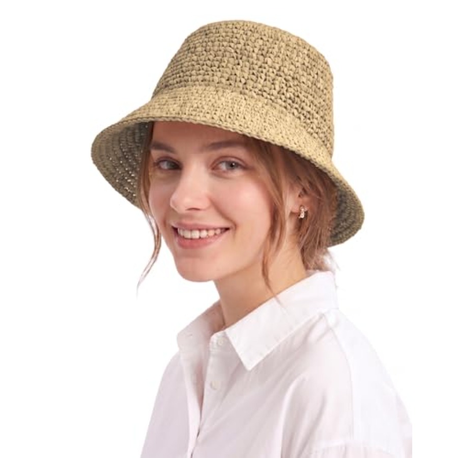 Zylioo XL Straw Bucket Hats, L - Packable Hat Nylon のレビューと価格