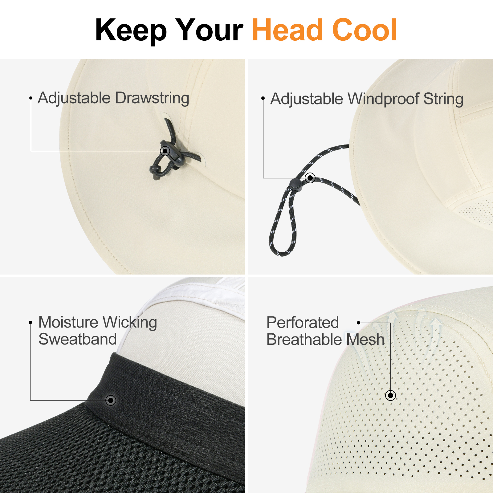 FEINION Women's Lightweight Su - Packable Hat Nylon のレビューと価格