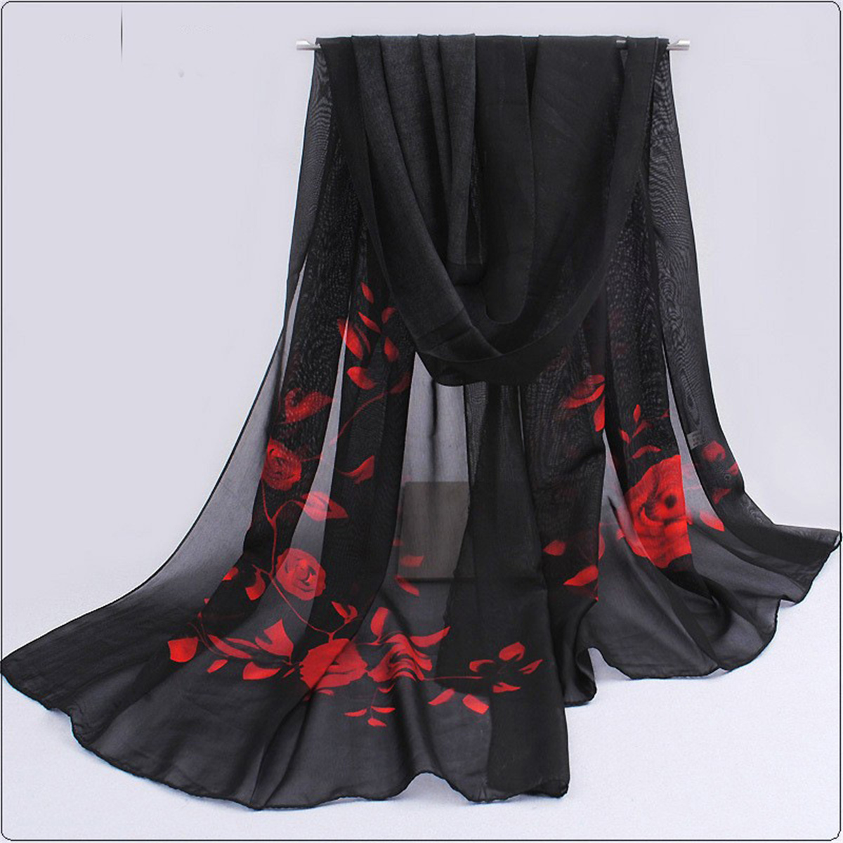 1pcs Chiffon Scarf Simple Eleg - Beach Towel Large のレビューと価格