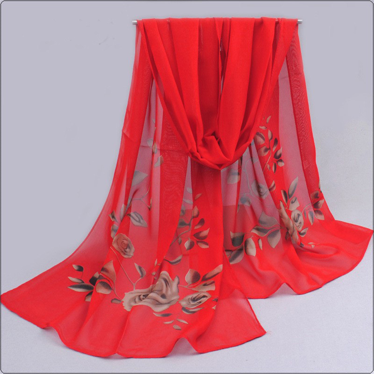 1pcs Chiffon Scarf Simple Eleg - Beach Towel Large のレビューと価格