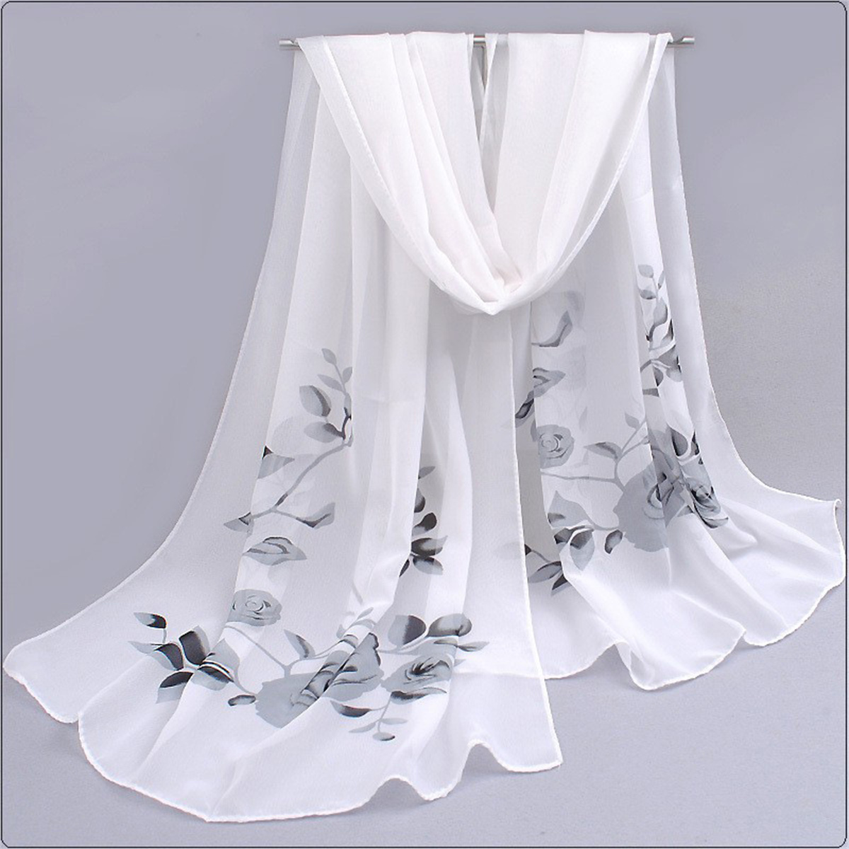 1pcs Chiffon Scarf Simple Eleg - Beach Towel Large のレビューと価格