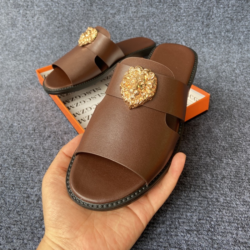 size 38-48 original shoes bran - Flip Flop Leather Men のレビューと価格