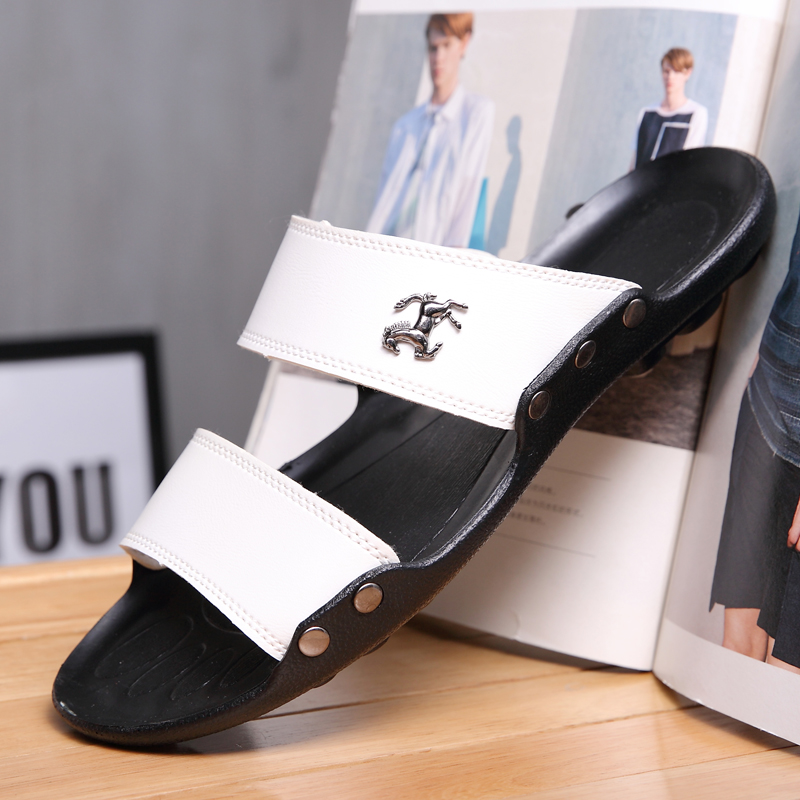 HKDQ Hot Sale Designer Slipper - Flip Flop Leather Men のレビューと価格