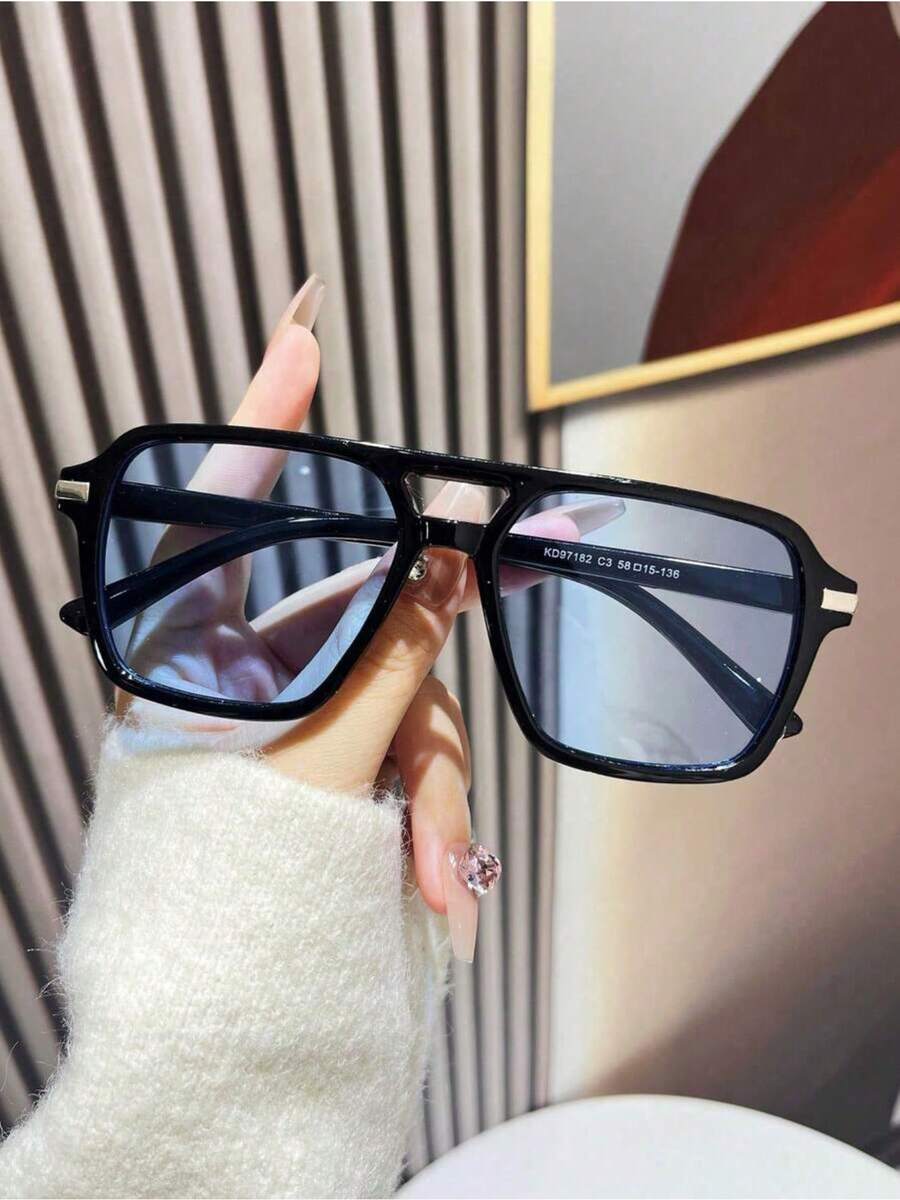 Fashion Double Bridge Aviator  - Sunglasses Aviator Polarized のレビューと価格