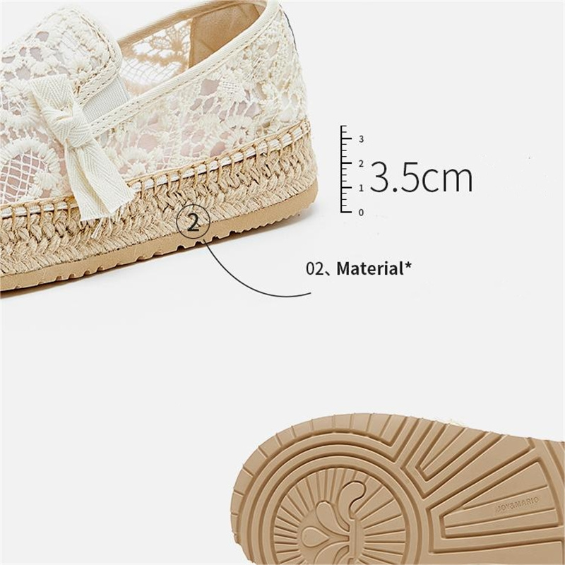 Joy&Mario Platform Women Loafe - Espadrille Slip On のレビューと価格