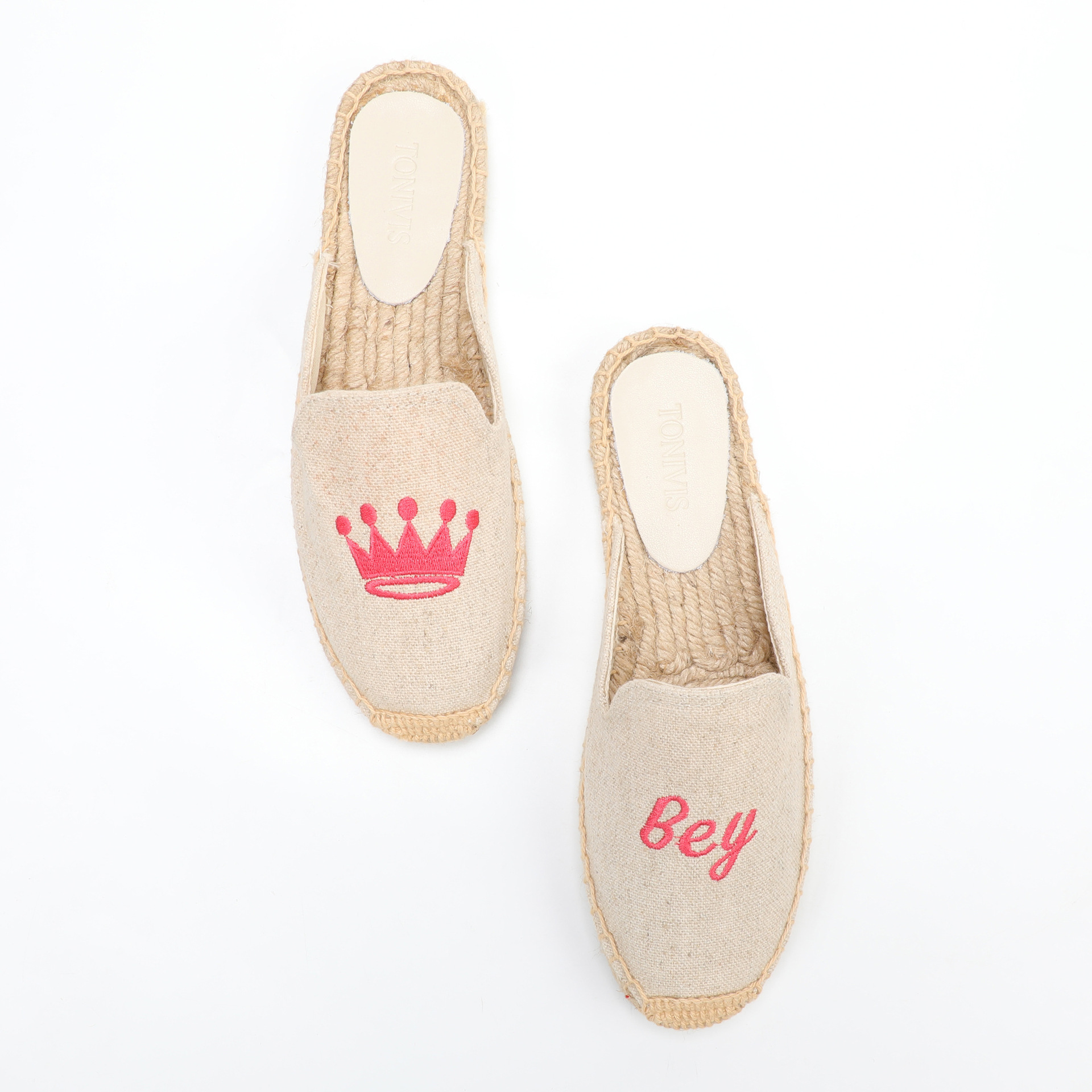 Women Floral Embroidered Espad - Espadrille Slip On のレビューと価格