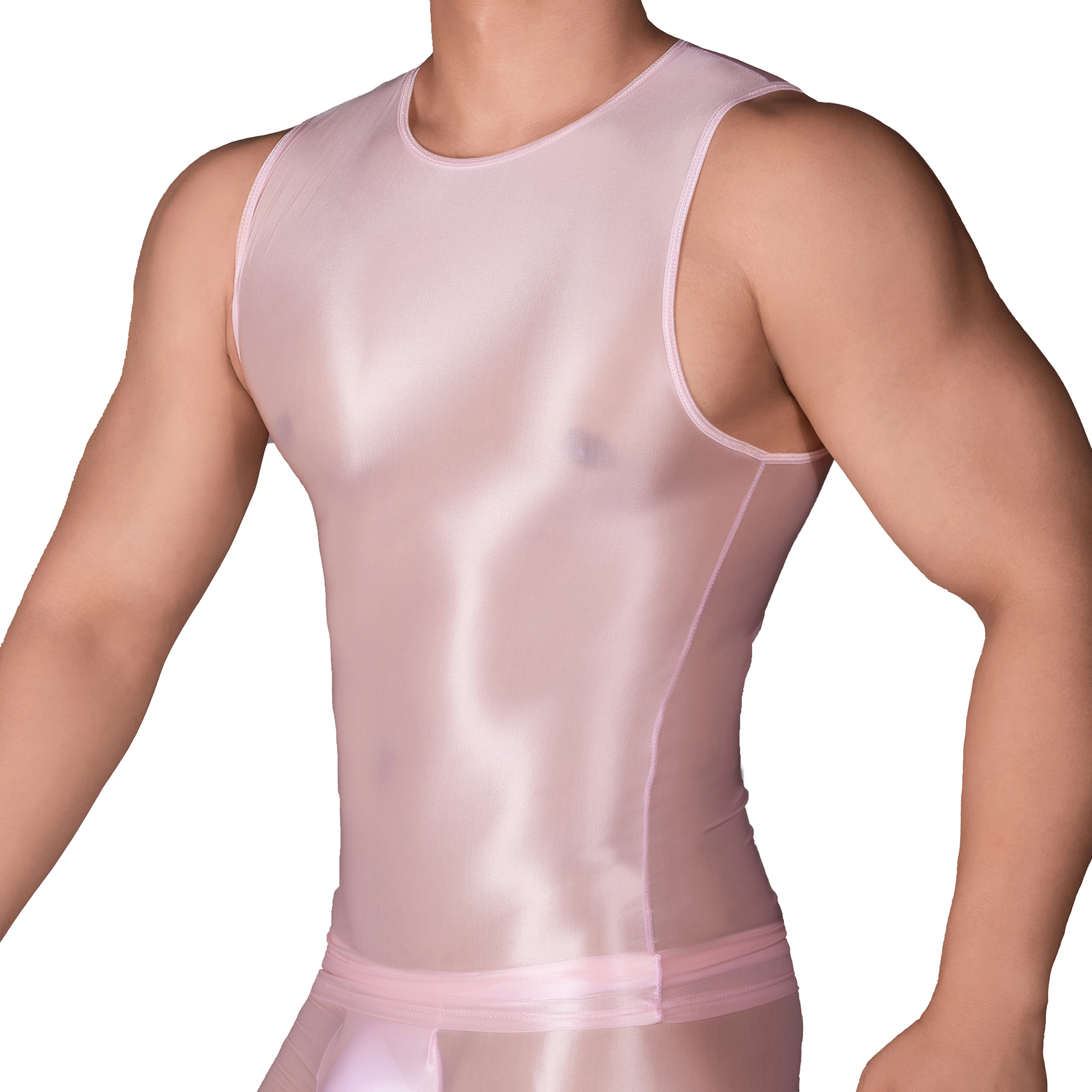 Solid Color Men's Slim Smooth  - Tank Top Muscle のレビューと価格